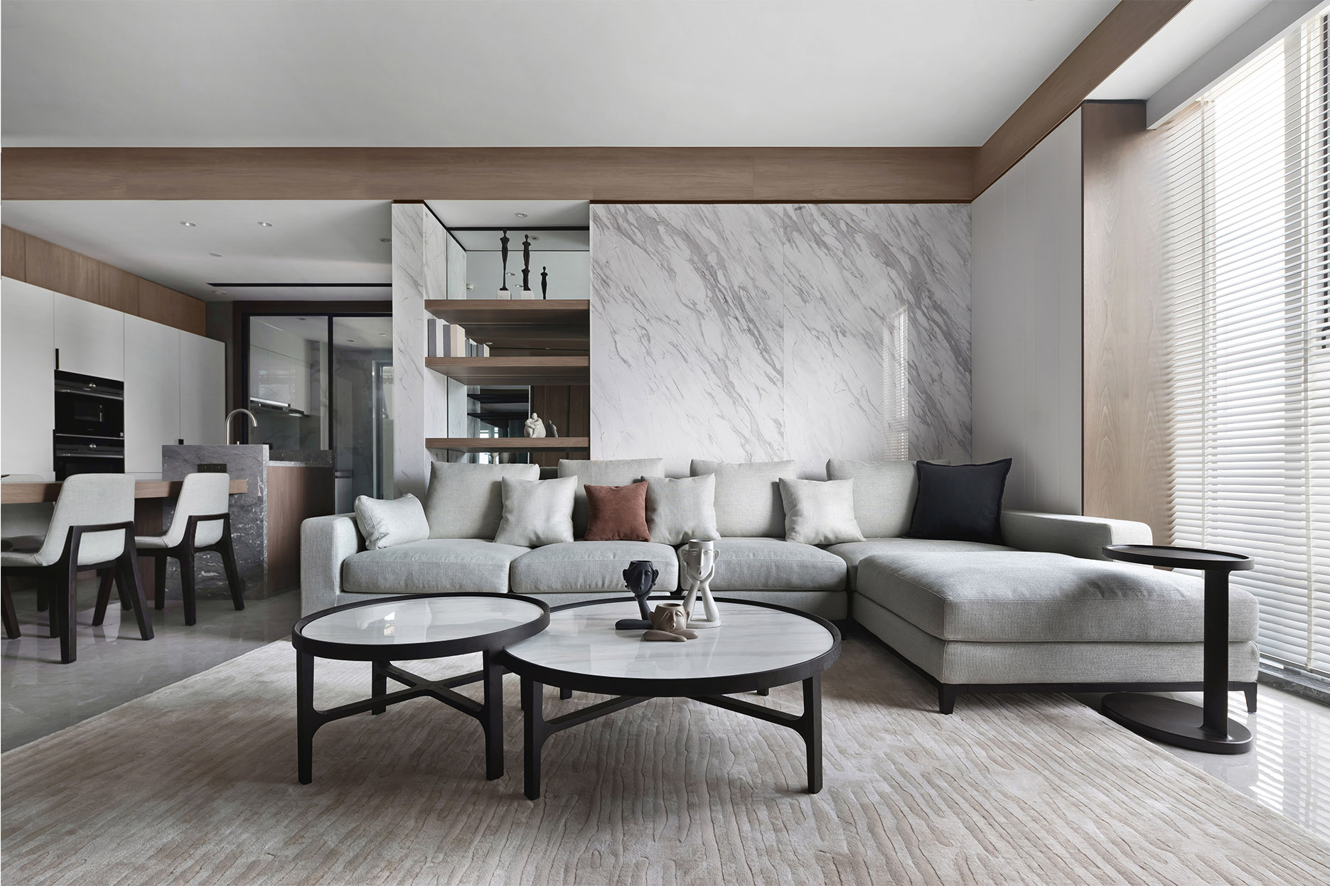 现代简约风格室内设计家装案例-客厅茶几沙发 现代简约风格室内设计家装案例-客厅茶几沙发